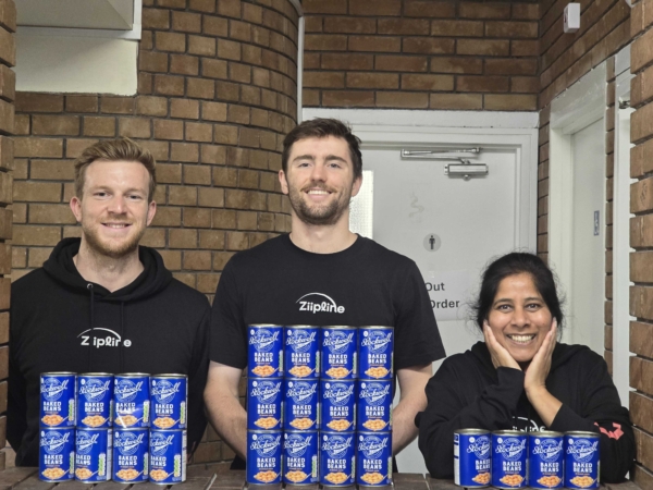Some of the Ziipline team supporting Hacney Food Bank